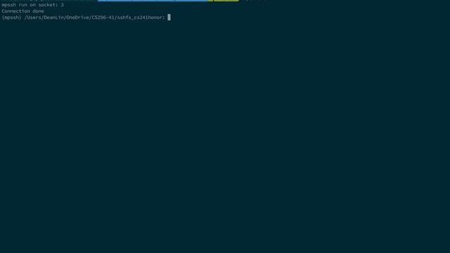 demo for cs296 distributed ssh filesystem