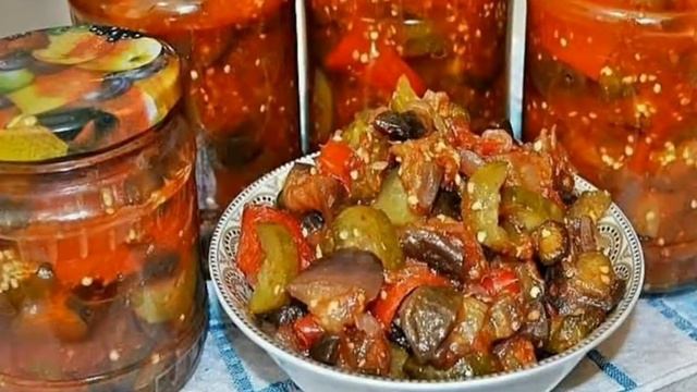 Салат з баклажанами рецепт приготування в описах