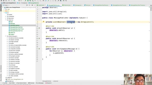 Bài 12 - Sử dụng Observer Design Pattern
