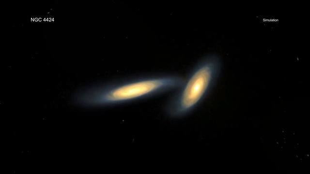 Тур по NGC 4424: Телескопы NASA наблюдают звездную службу доставки черных дыр