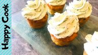 ЗАКУСОЧНЫЕ КЕКСЫ (капкейки) Ветчина. Сыр. Сливочно-чесночный крем. Закуски к 8 марта.
