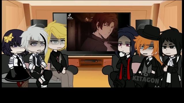 Bungou Stray Dogs react to Dazai Osamu - BSD React to Dazai