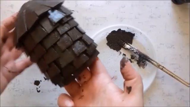 Tutorial for Fairy house (art challenge)/Альтерскрап "Домик феи"/ YouTube HOP