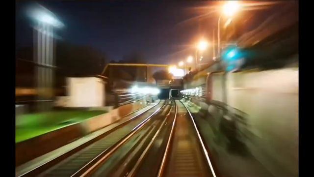 Таймлапс Московское метро ТКЛ от Жулебино до Китай города.