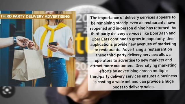 Currend and trend in food service in future