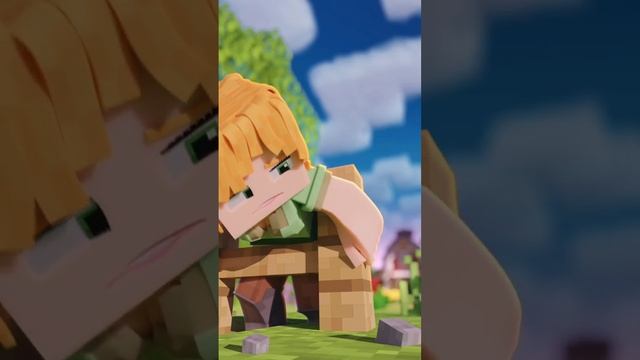 Стив,я застряла,помоги Майнкрафт анимация #shorts #minecraft #майнкрафт #animation #анимация