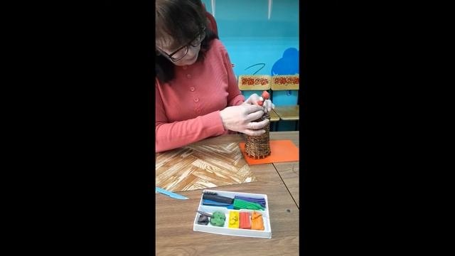 Горница Узорница 6.11.20 - Дымковская барышня. Лепим из пластилина (Гужова О.В.)