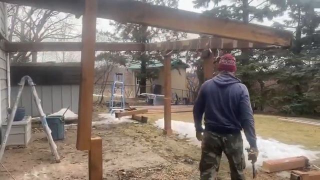 Хохлы в Америке ломают навес 2020