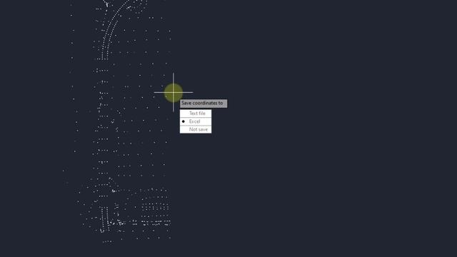 Export Coordinate Data to Excel CoorN Lisp