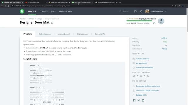 Solving ALL of Hackerrank Python Easy 6