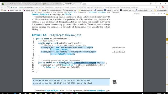 Tanes Kanchanawanchai CSC 201 Chapter 11 Inheritance and Polymorphism