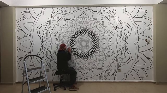 Drawing A Massive Mandala