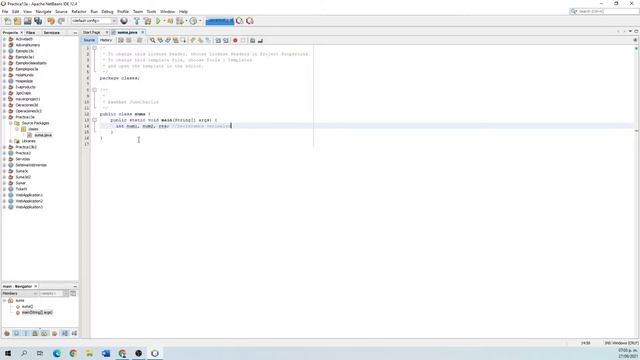 ??Como crear un proyecto en NetBeans modo consola.?