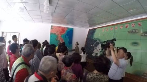 Panmunjom The border of DPRK and South Korea, Demilitarized Zone.