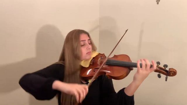 Bach Fuga from Sonata in G minor Ava Shedd violin