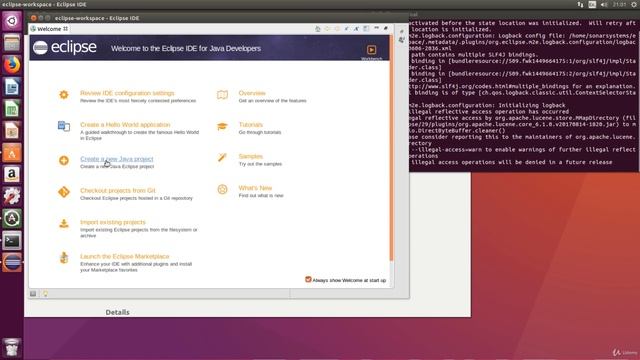 Setup Eclipse On Linux - Java for Beginners & Experts