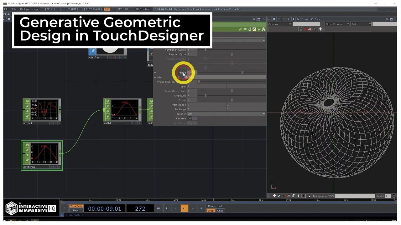 Generative Geometric Design in TouchDesigner - Tutorial