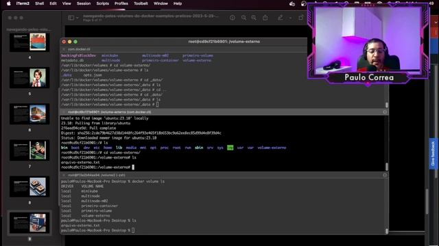 Docker - Volumes Externos na pratica