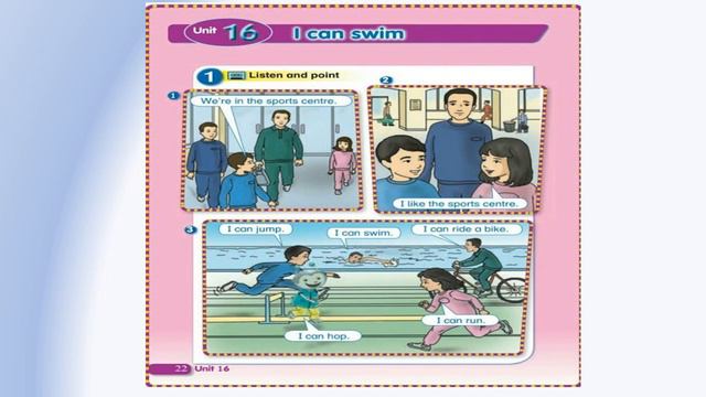 انا استطيع السباحة  الصف الاول I can swim Unit 16 التعلم عن بعد منصة درسك المعلمة فرح البلبيسي