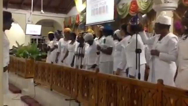 Choir ministering