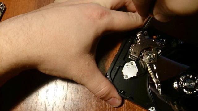Внутренности жесткого диска SEAGATE (HDD 3,5' и неодимовый магнит)