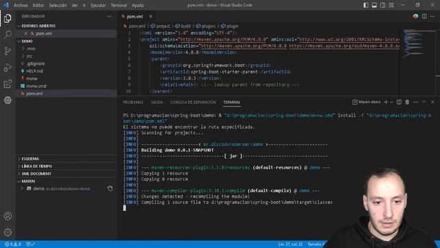 Hola mundo con Spring Boot + Visual Studio Code + Postman
