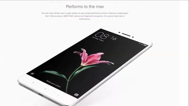 WOW!! XIAOMI Mi Max (OS.Marshmallow) Available in 32 GB/3 GB RAM, 64 GB/3 GB RAM or 128GB/4 GB RAM.