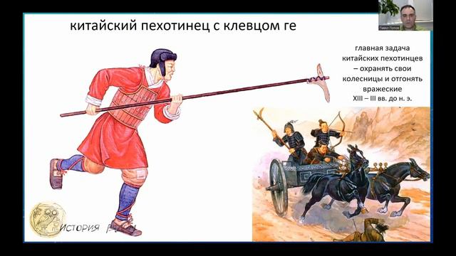 Тактика пехоты с клевцами ге в Древнем Китае. Фрагмент лекции