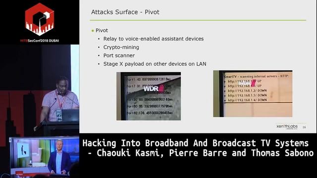 Hacking Into Broadband And Broadcast TV Systems   C  Kasmi, P  Barre and T  Sabono
