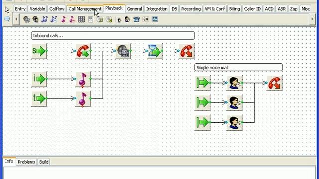 Asterisk PBX dialplan - Lesson 2 - Simple Voice Menu, Special extensions, Dial block and Voicemail