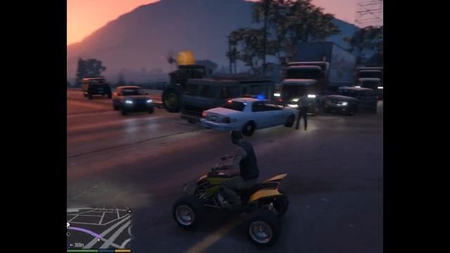 GTA 5: Искуственный интелект, или когда Тревор никого не трогает.