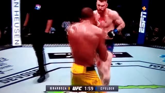 Edson Barboza VS. Paul Felder Full Fight