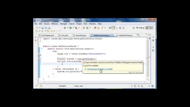 Simple Tutorial About Reflections In Java