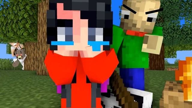 Baldi Family vs Granny Family POOR VS RICH 1 Minecraft Animation