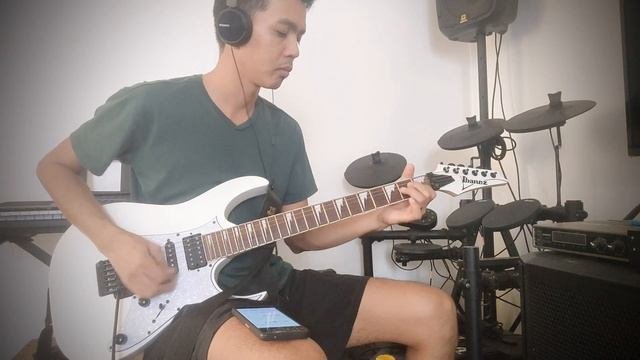 Guitar solo cover - The Unforgiven Clean guitar solo
