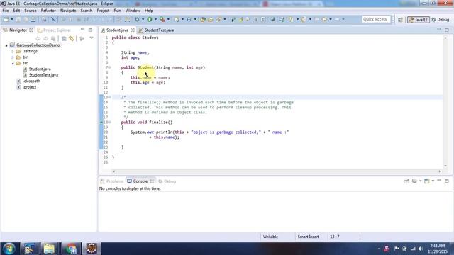 Java finalize and gc methods | Java Garbage Collection | Java Tutorial