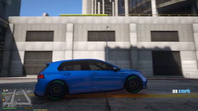 Justin Bieber drives a problematic VOLKSWAGEN GOLF GTI MK8 (GTA 5 mods)