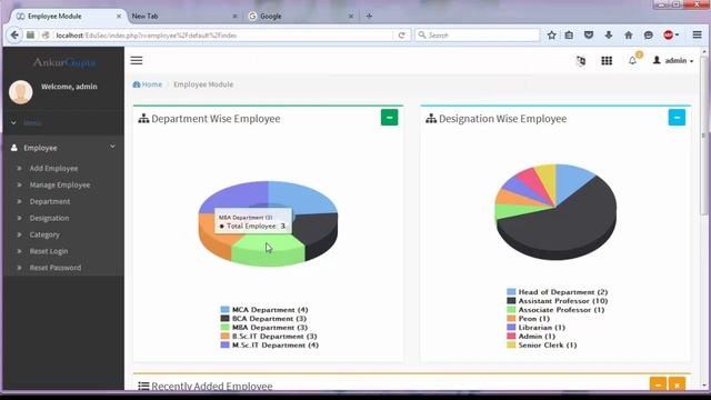 PHP College  School Mgmt. System--with LIVE DEMO-ANKUR GUPTA