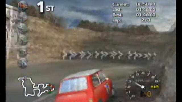 Classic British Motor Racing - Wii Track 1 Scottish Highlands