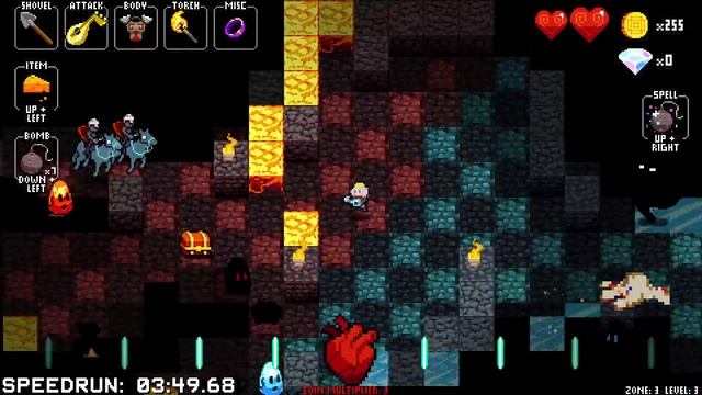 Cavalcadence plays Melody 8: Speedrun, sub-8min (Crypt of the NecroDancer: All Zones Mode)