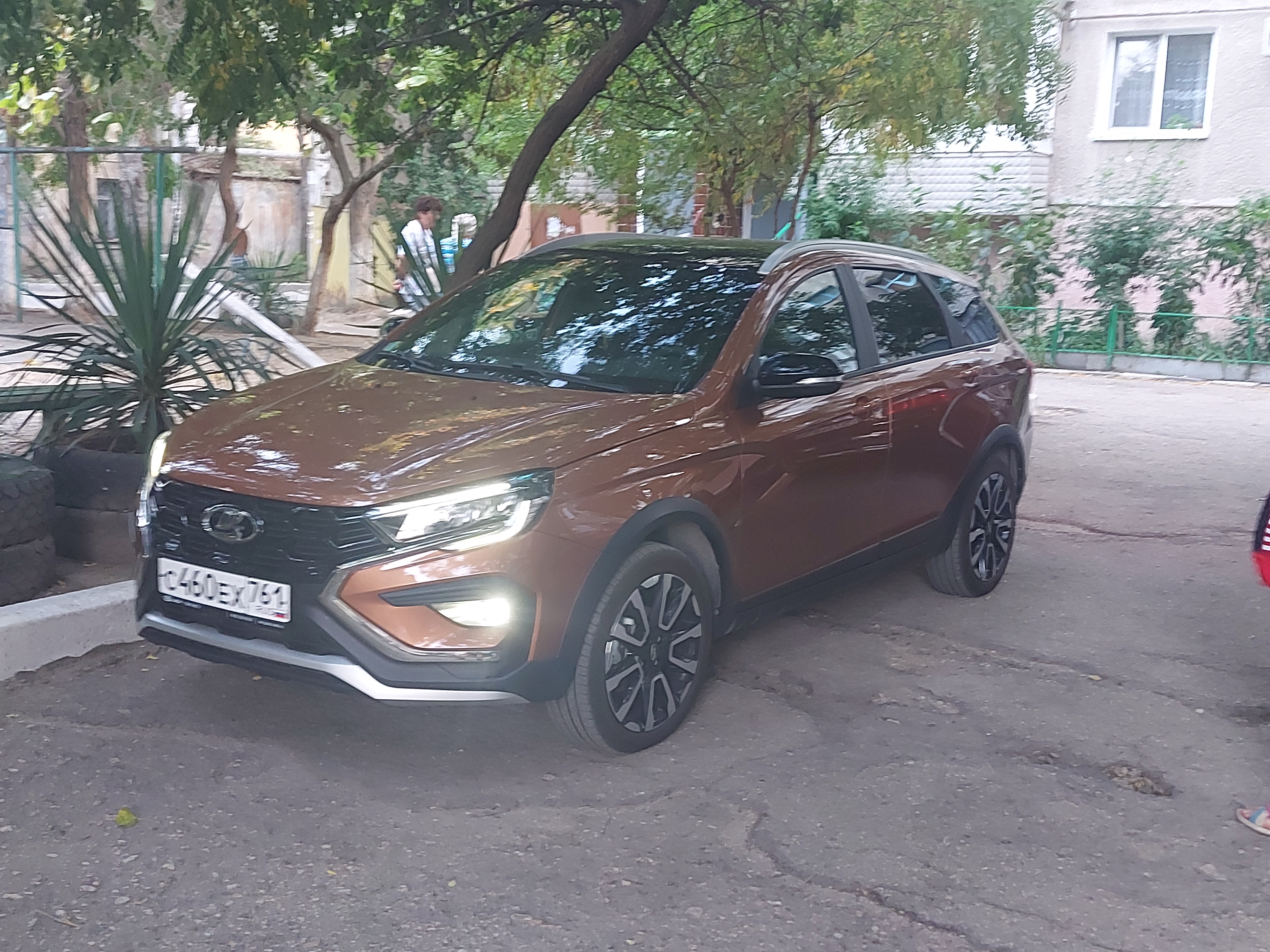 Lada Vesta SW Cross NG цвет окраса Гарфилд