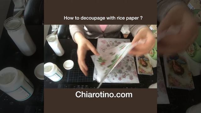 What is Rice Paper? How to Decoupage with. Rice Paper
