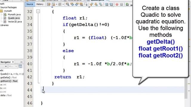 Java package using netbeans