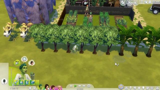 Sims 4 Ранчо Маккензи Здоровые коровки Simsya #10