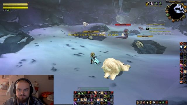This bear's flank is frozen solid... try again.