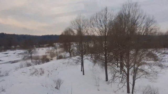 На рельсовом автобусе в город Дятьково. By rail bus to the city of Dyatkovo.