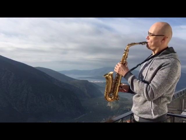 Careless Whisper - Saxophone at Delphi (Greece)