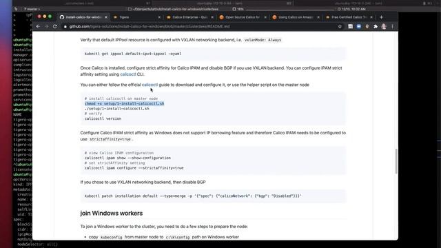 Getting Up and Running with Calico for Windows