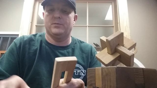 Assembling a 3 piece wood puzzle