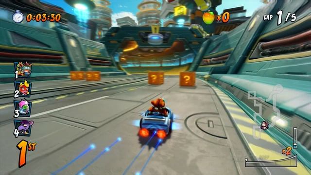 Crash Team Racing Nitro-Fueled - Crash Bandicoot Warped Skin | Online Races #91
